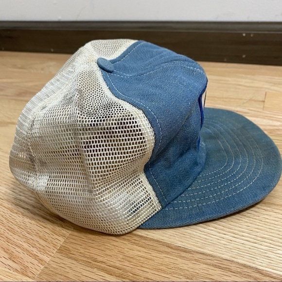 Vintage Ford Tractors Denim Mesh Back Trucker Hat - Picture 3 of 8
